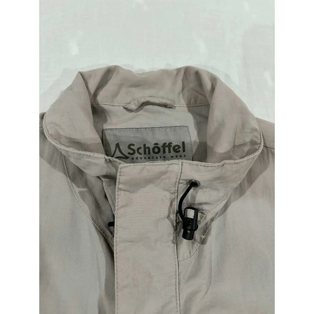 Schoffel Adventure Wear Mens Vest Beige Zip Pockets Utility Gorpcore Size‎ 50 XL
